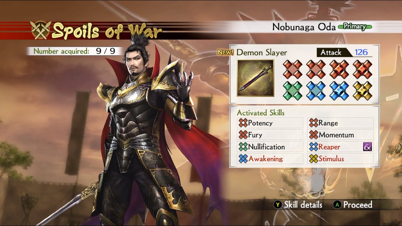 Samurai Warriors 4 DX Nobunaga Oda's Rare Weapon Guide (Nightmare)