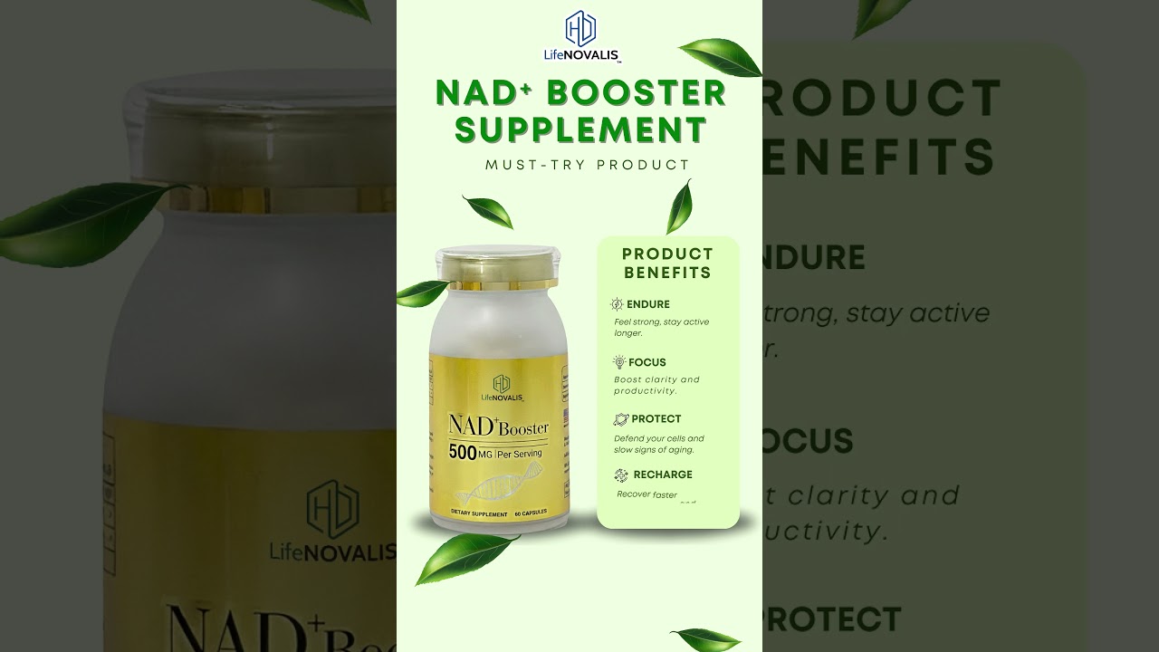 Unlock Your 4-Pillar Energy: The NAD+ Secret! #hdlifenovalis #nadbooster