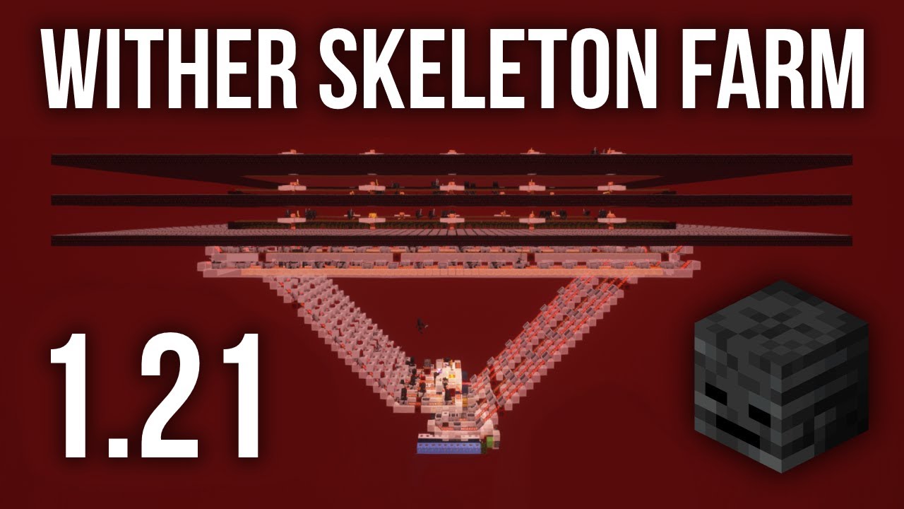 Minecraft Wither Skeleton Farm 1.21 | Mechanics Explained!