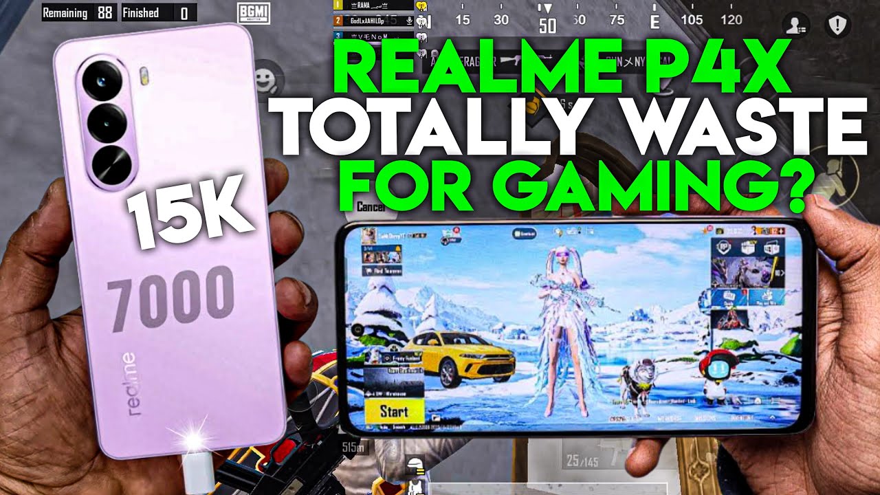 Realme P4x Gaming Review 2025 | Totally Waste for Gaming? BGMI FPS, Heating & Real Performance 2025 