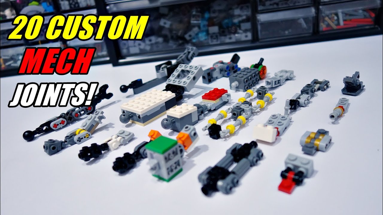 20 уникальных шарниров для мехов Lego!