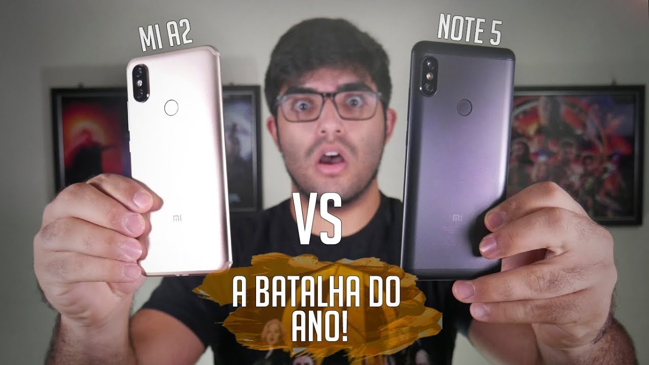 A batalha do ano - Xiaomi Redmi Note 5 vs Xiaomi Mi A2 - Qual é o melhor para você comprar?