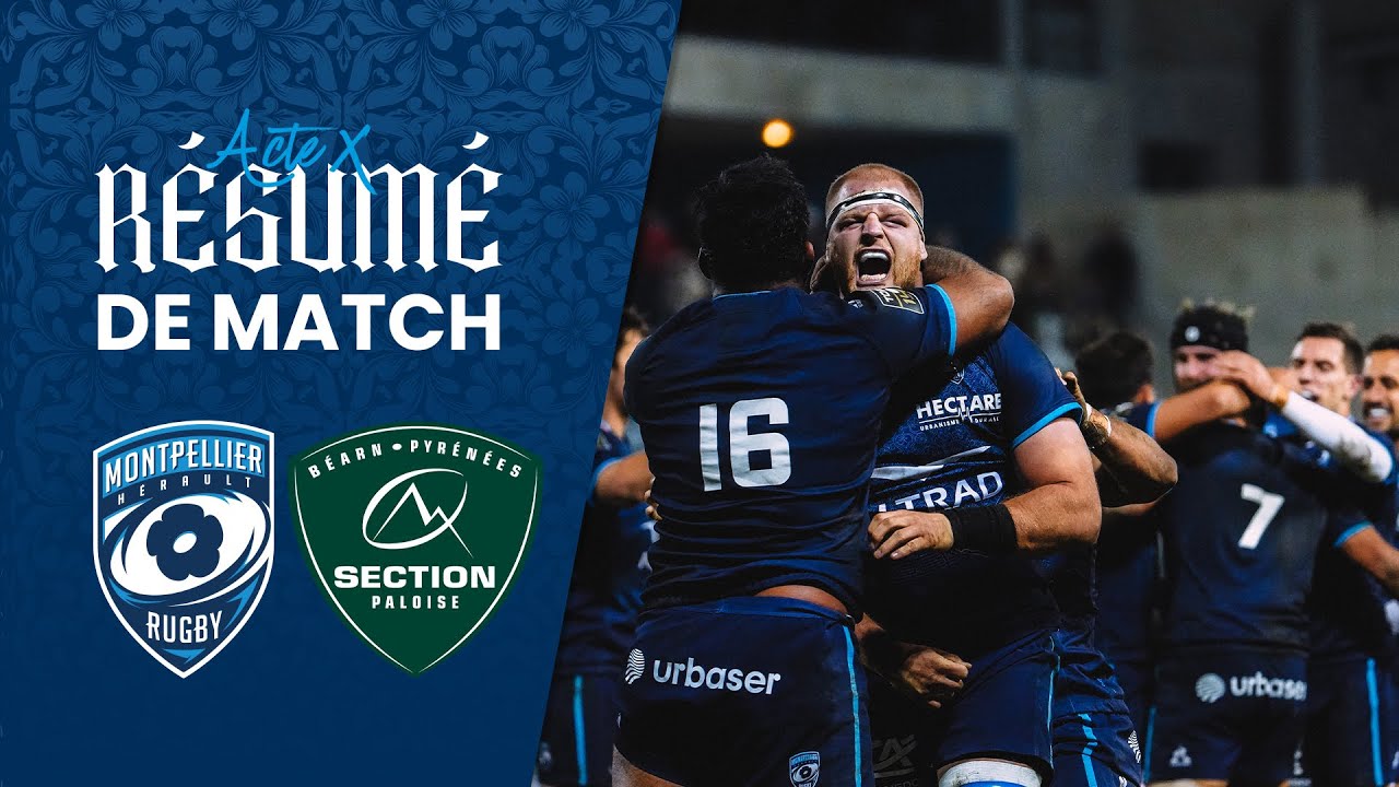 R&eacute;sum&eacute; de match : MHR - Pau