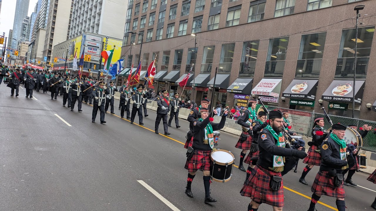 St. Patrick's Day Parade long video 