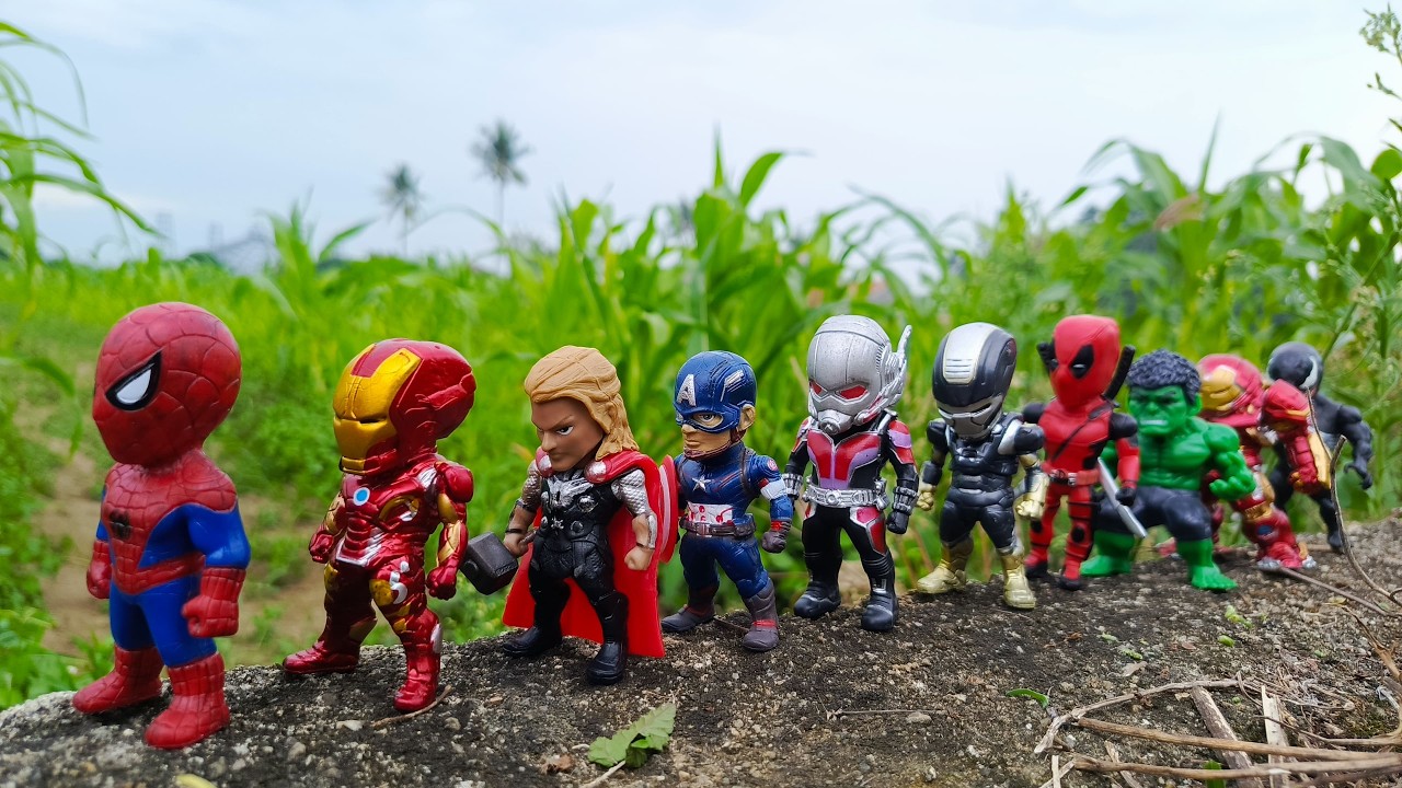 Avengers Superhero Story,Marvel's captain America, Spiderman vs Venom,Superman, batman,HulkBuster.66