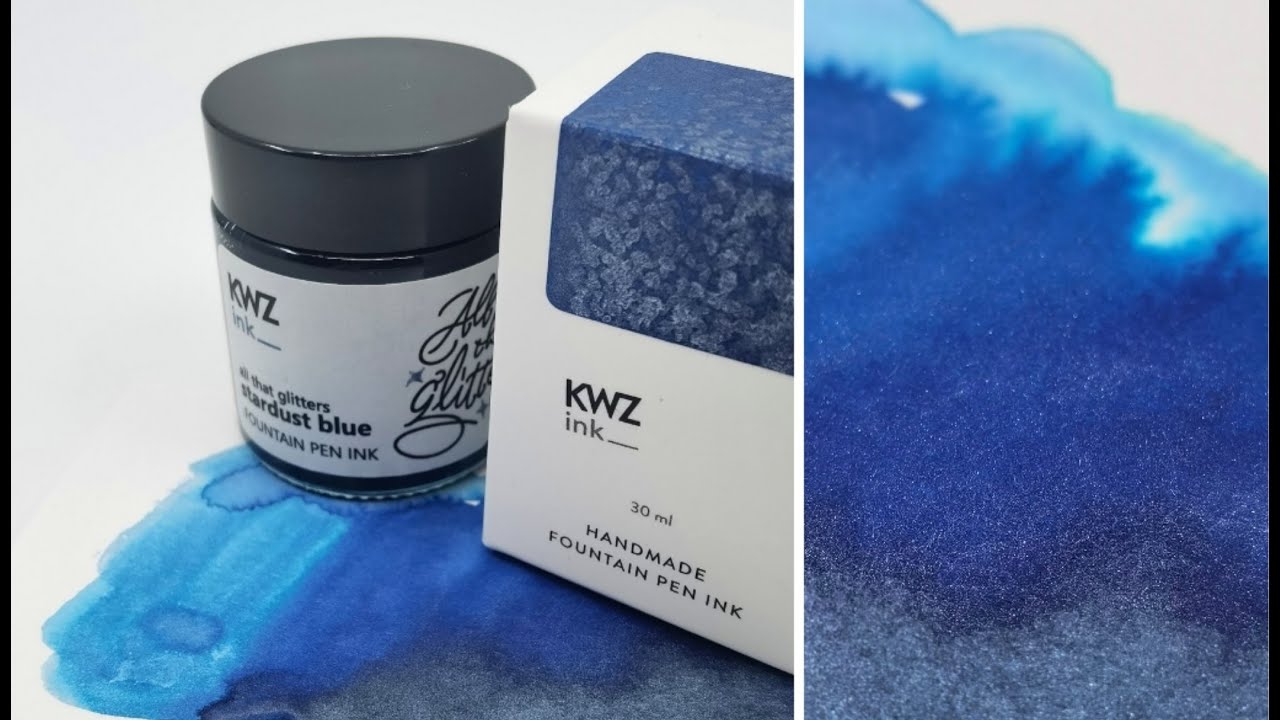 KWZ Ink - All That Glitters - Stardust Blue - Prezentacja atramentu