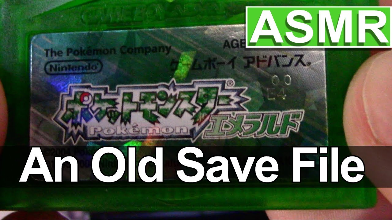 ASMR Whisper: Pokemon Emerald Japanese Exploring Someone's Save File