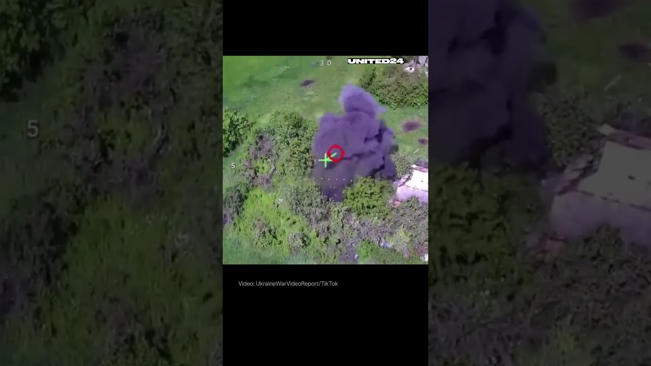 Ukrainian Drones Drop Anti-Tank Mines on Russian Positions #warinukraine