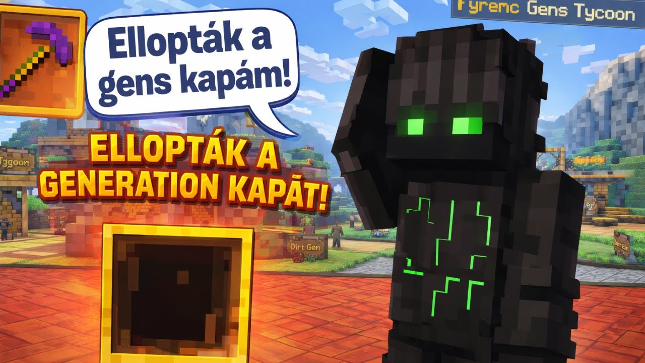 ELLOPTÁK A GENS KAPÁM! FyreMC Gens Tycoon