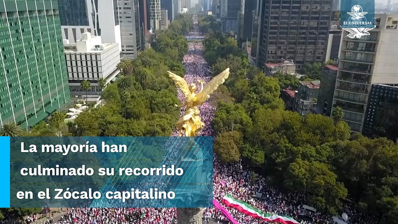 Marcha del INE, AMLO y del 8M: ¿Quién tuvo más asistentes sin acarreados?