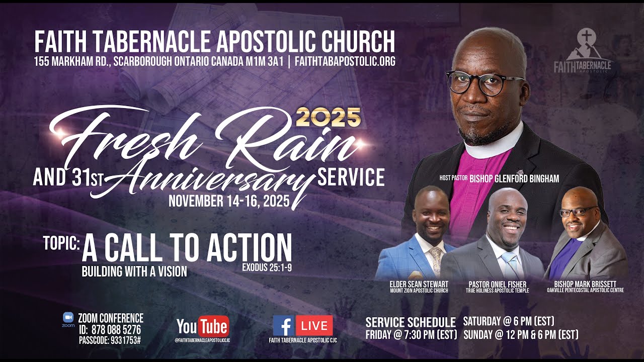 Faith Tabernacle Apostolic Church 31st Anniversary Service Part 2  - Sunday Night - 11.9.2025