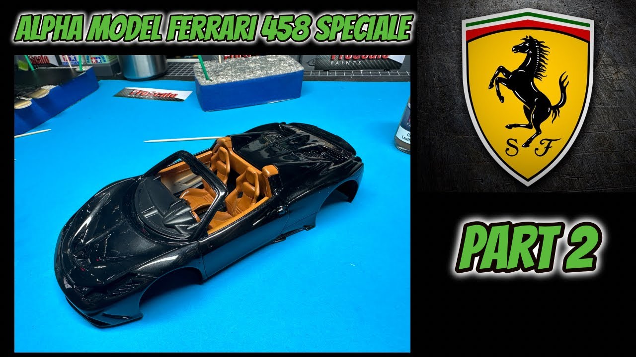 Part 2 - Alpha Model 1/24 Ferrari 458 Speciale