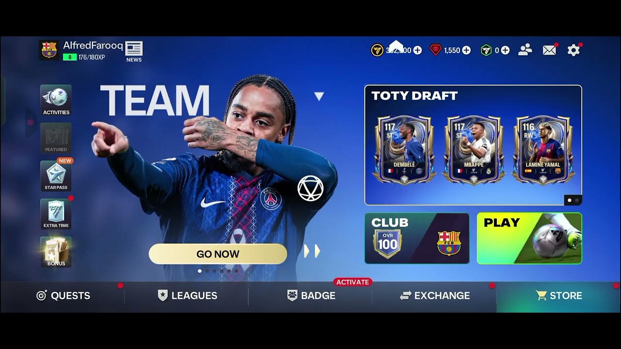I am play FC mobile 