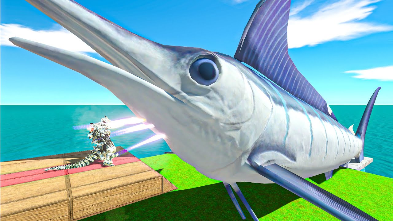 Big and Little Size vs Sea Monsters - Animal Revolt Battle Simulator