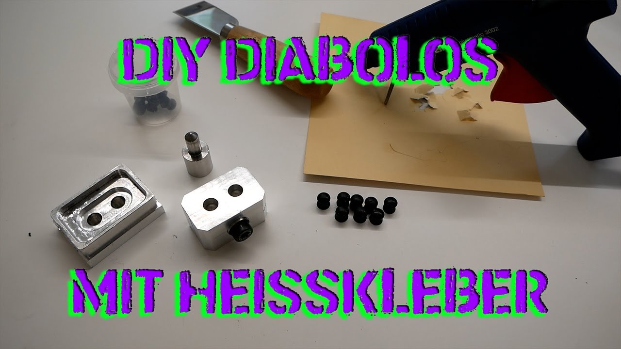 AEA HP Max 9mm / DIY Diabolos - Aus Heisskleber