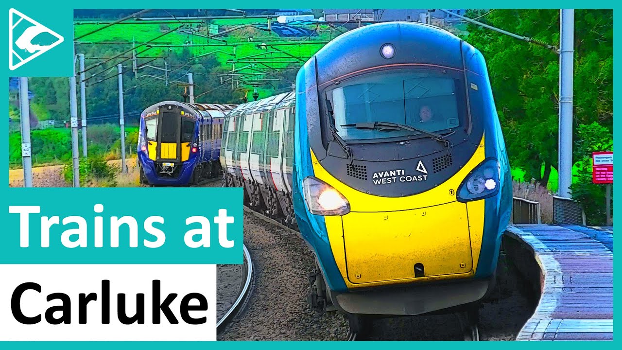Trains at Carluke (WCML) 29/09/2021