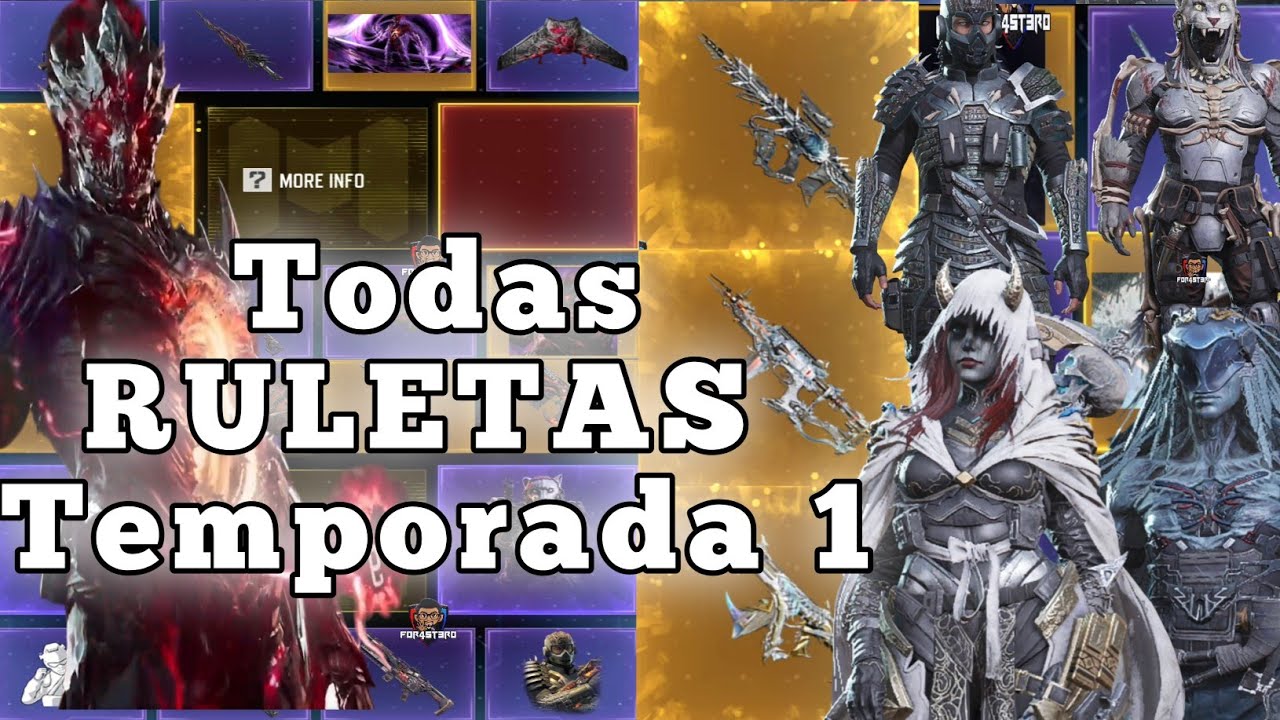 TEMPORADA 1 | Nuevo mítico, Legendarias $$ Nuevas ruletas Temporada 1 CODMobile (2026)