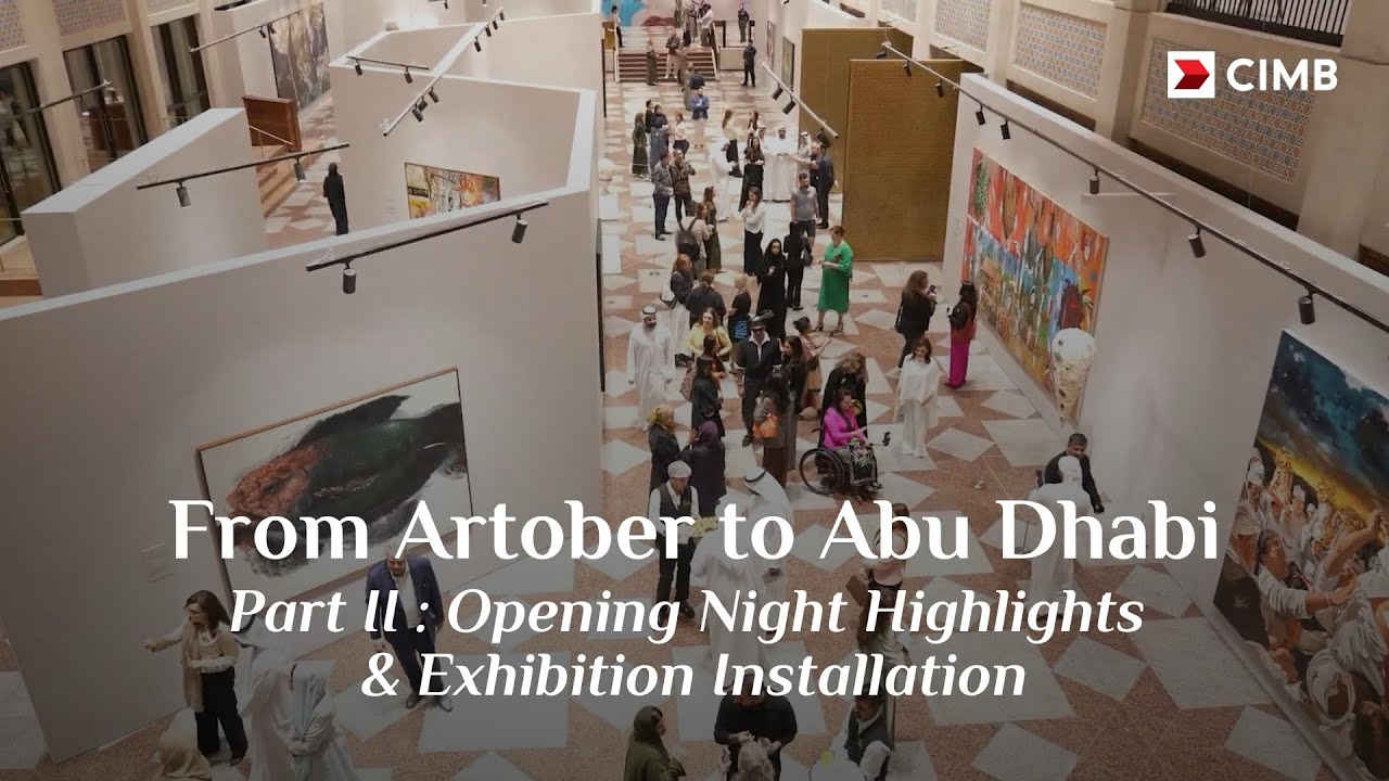 From Artober to Abu Dhabi II: Opening Night Highlights & Exhibition Installation