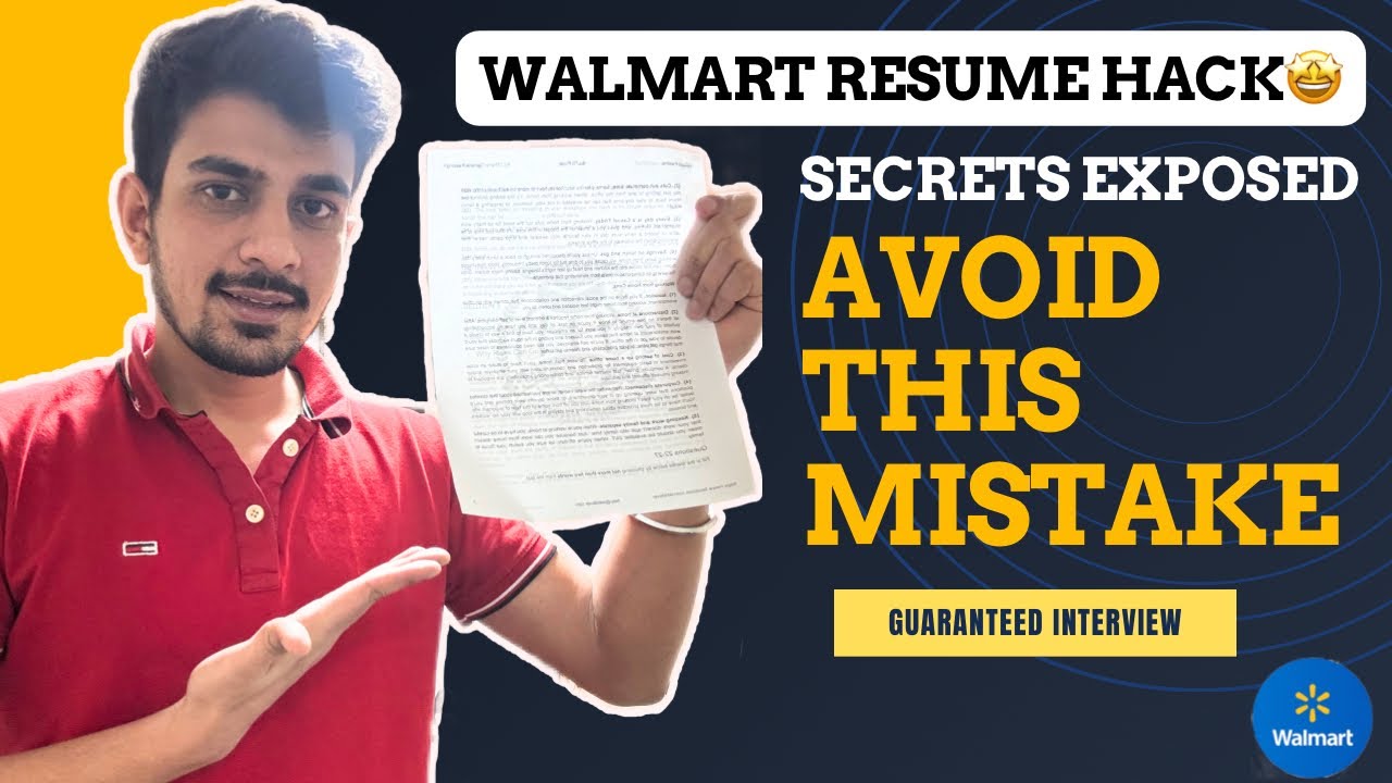 How I Made My Resume & Got a Job at Walmart Canada! (Step-by-Step Guide) 2025