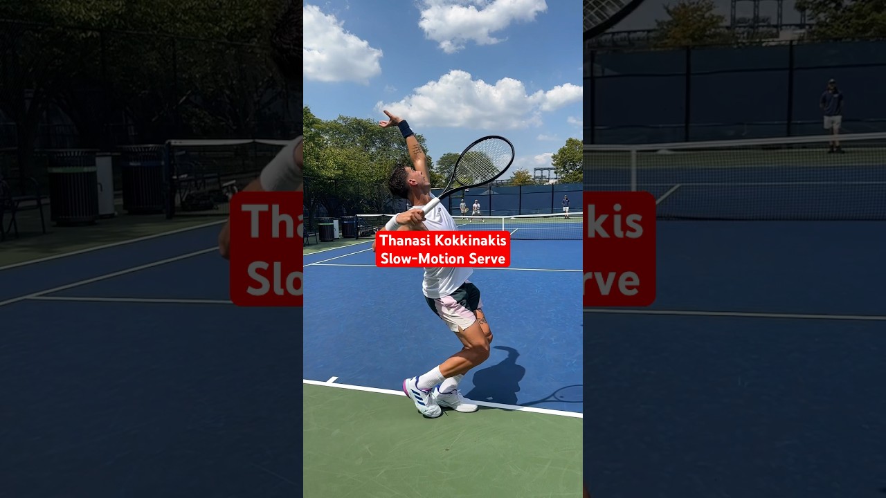 Thanasi Kokkinakis serve is huge 🚀 🇦🇺 #Kokkinakis