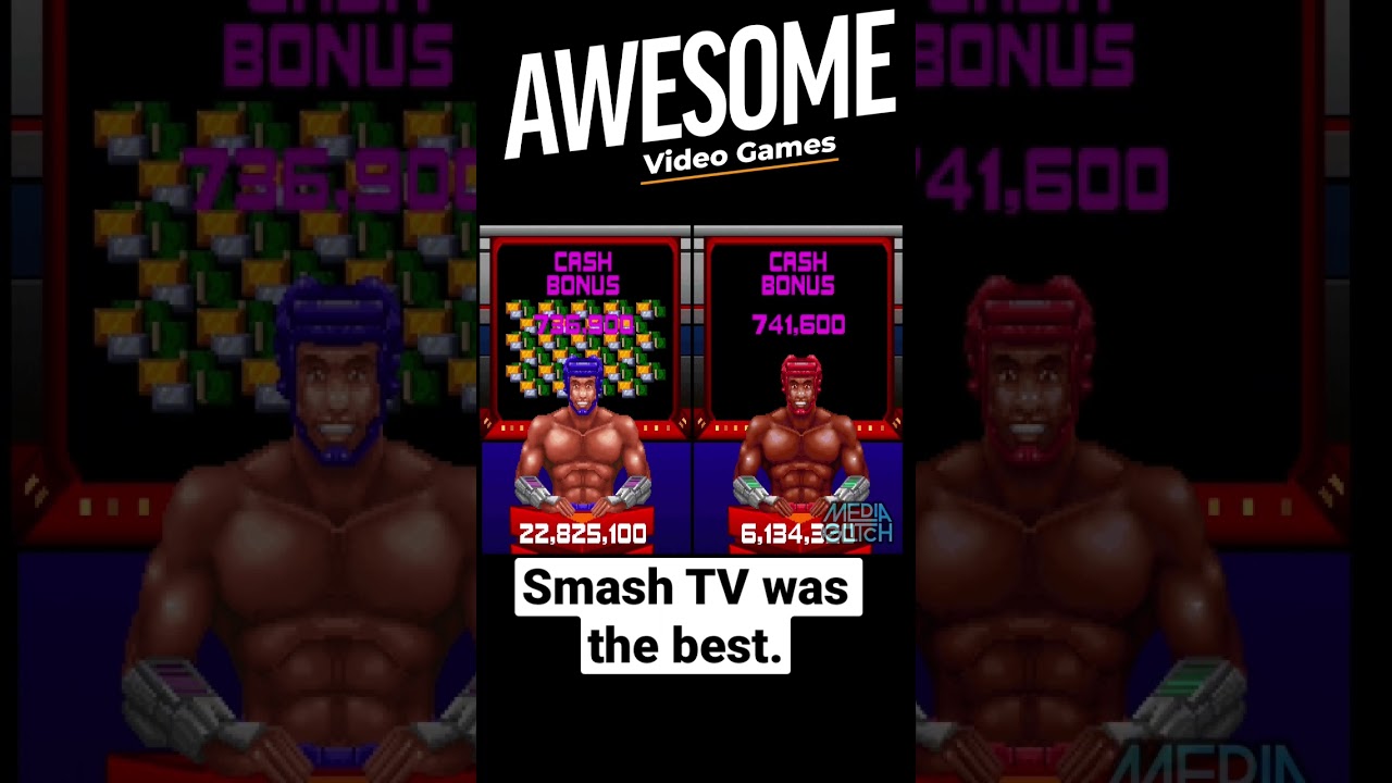 How satisfying was this in Smash TV #smashtv #arcade #arcaderetro #retro #retrogaming