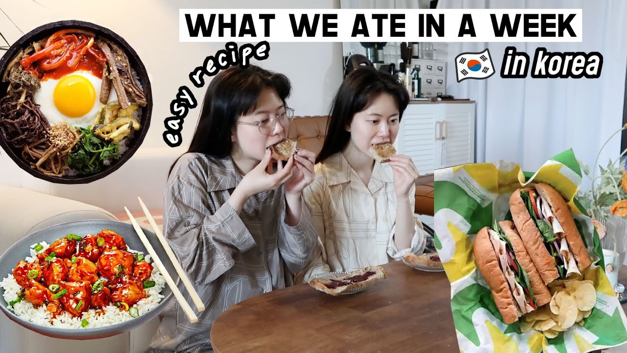 Realistic What We Ate In A Week In Korea (easy Japanese food recipes & more) | Q2HAN