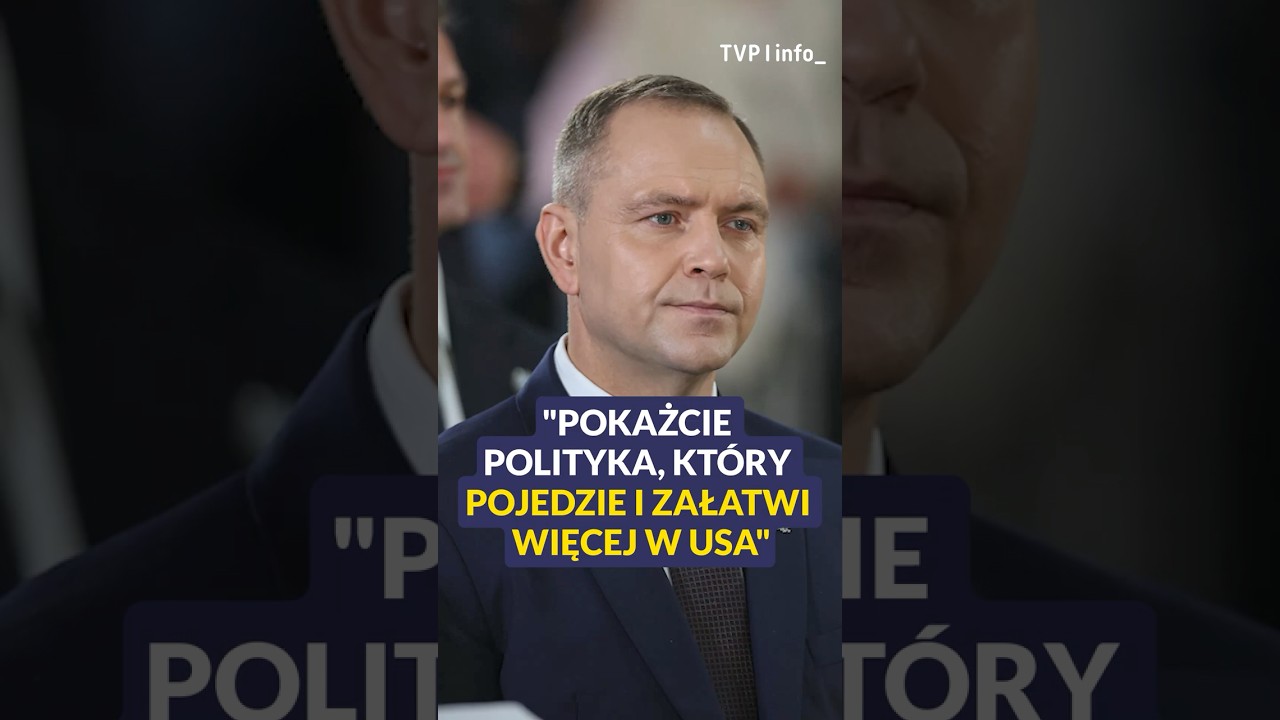 Zgorzelski o Nawrockim: pokażcie polityka, kt&oacute;ry załatwi więcej w USA #polityka #polska #usa #shorts