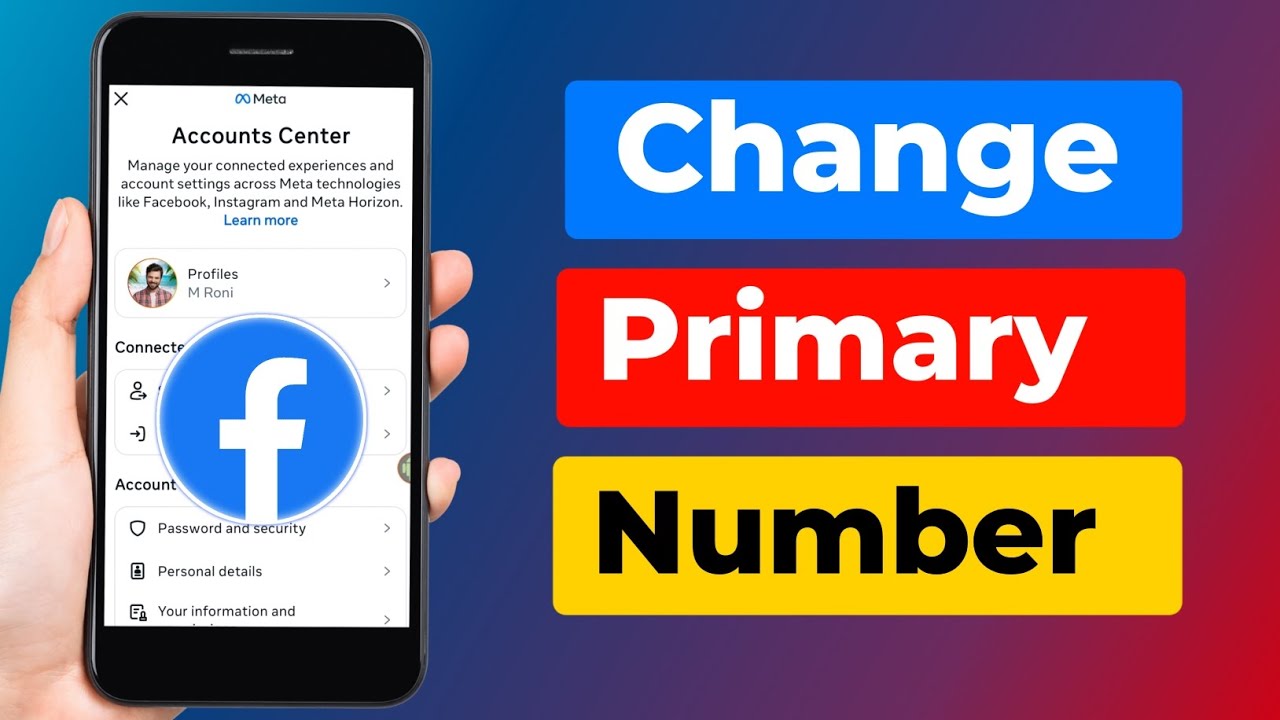 How to Change Primary Phone Number on Facebook