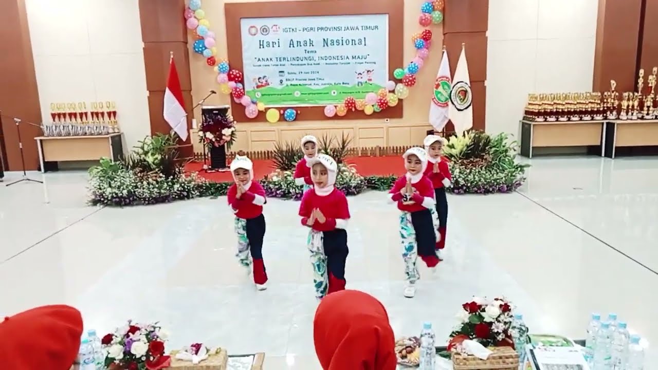 Senam Irama Anak Tanpa Alat Bersama IGTKI-PGRI Kab. Ponorogo