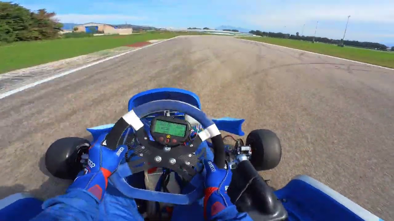 Iame 175 Super Shifter con cambio the lab europe SS2 al circuito del sele di Battiapglia