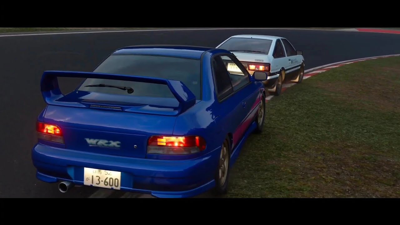 グランツーリスモSPORT 頭文字D 藤原拓海(AE86)vs藤原文太(GC8)