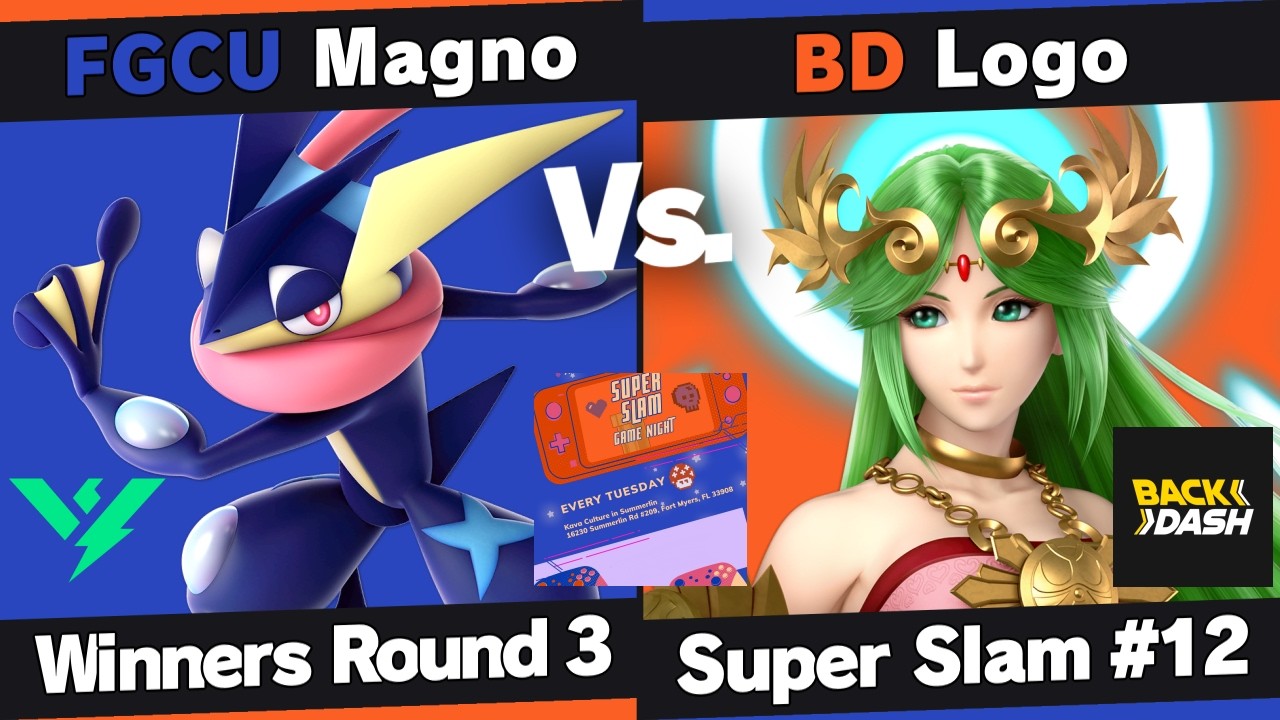 Super Slam 12 - Magno (Greninja) vs Logo (Palutena) - Winners Round 3