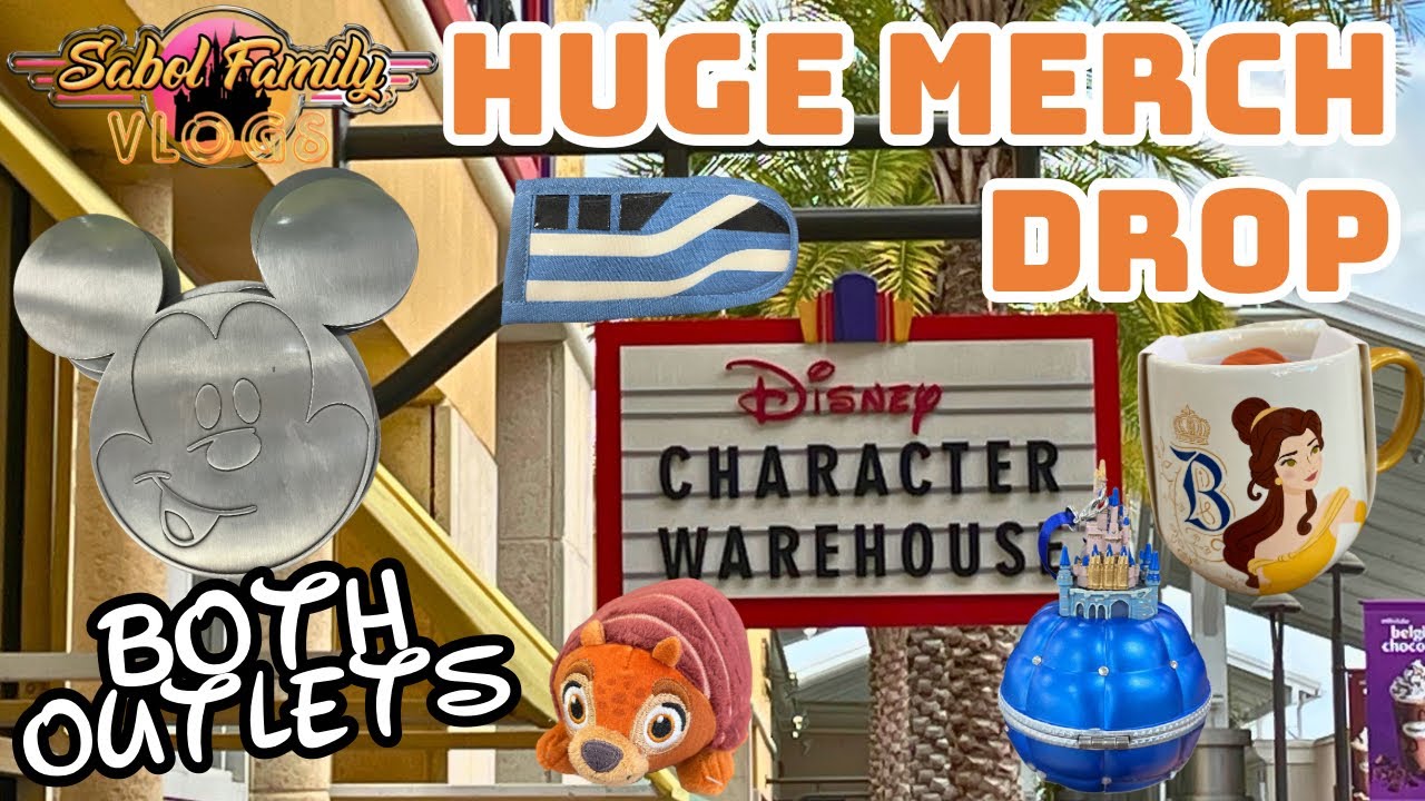 DISNEY CHARACTER WAREHOUSE OUTLET SHOPPING | Vineland & International Drive ~ HUGE Merch Selection!