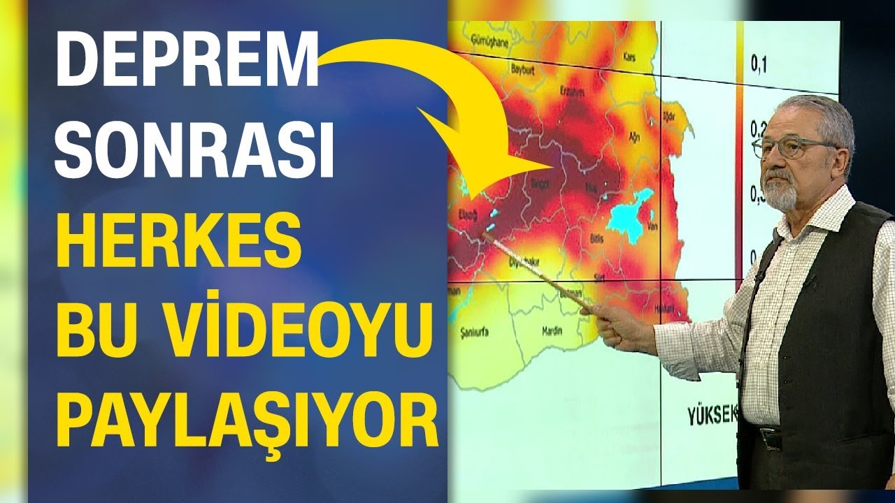 Elazığ depremi sonrası herkes bu görüntüyü paylaşıyor! Prof. Dr. Naci Görür uyarmıştı