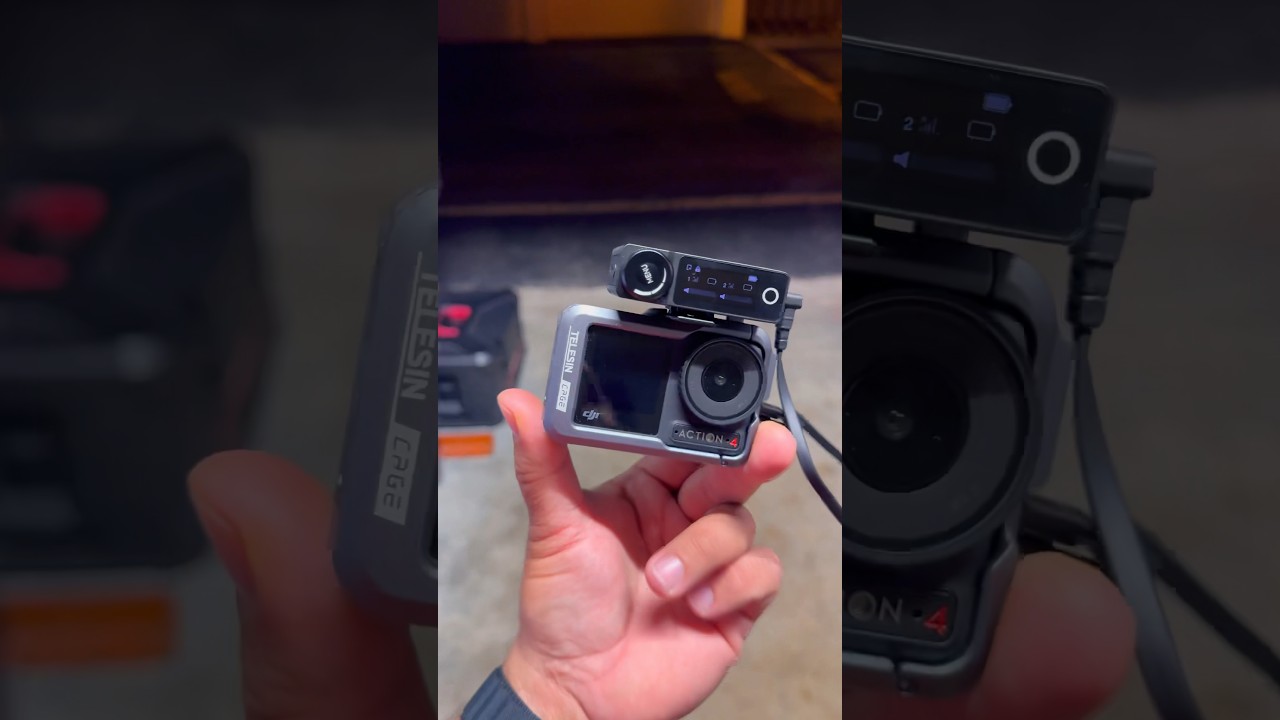 Best DJI Action 4 Cage for External Mics and Accessories! #2023 #djiaction4 #djicage #dji