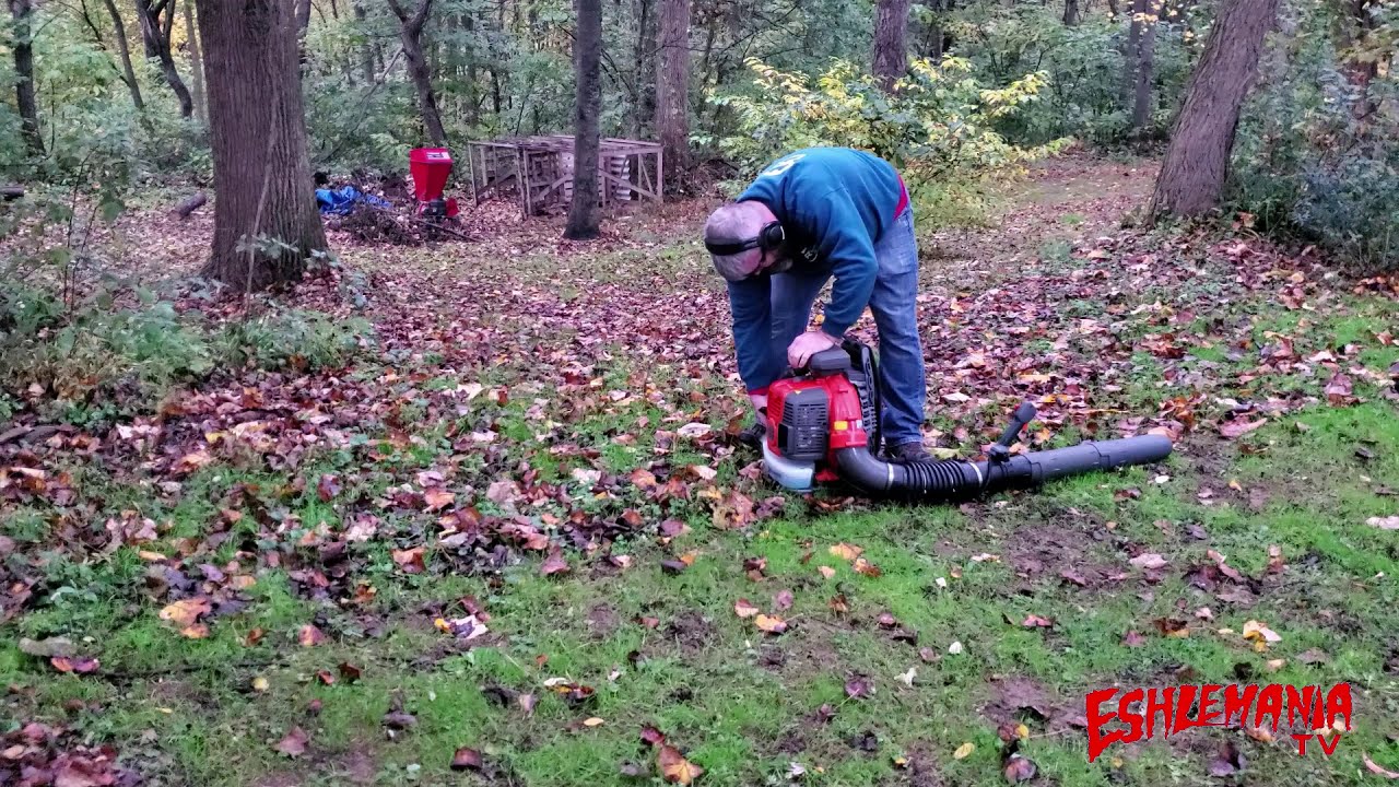 Husqvarna 570BTS Backpack Blower VS Wet Leaves & VS Other Brands Of Blowers