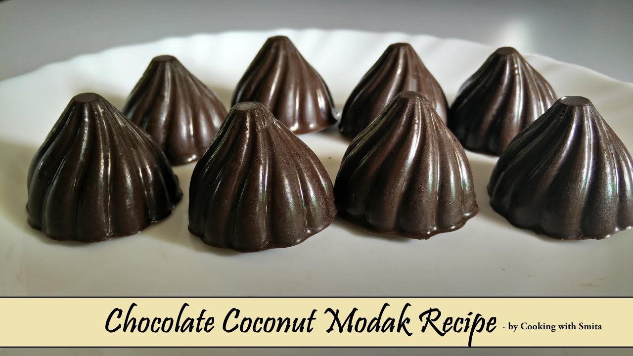 Chocolate Coconut Modak Recipe by Cooking with Smita | Ganesh Chaturthi Special | मोदक