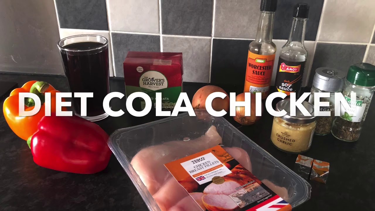 Slimming World diet cola chicken.  Low syn slimming world meal ideas.