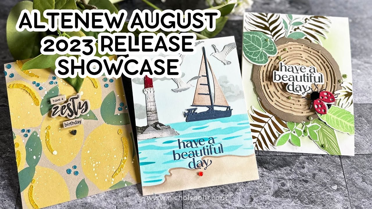 Altenew August 2023 Card Showcase (Video Blog Hop + Giveaway)