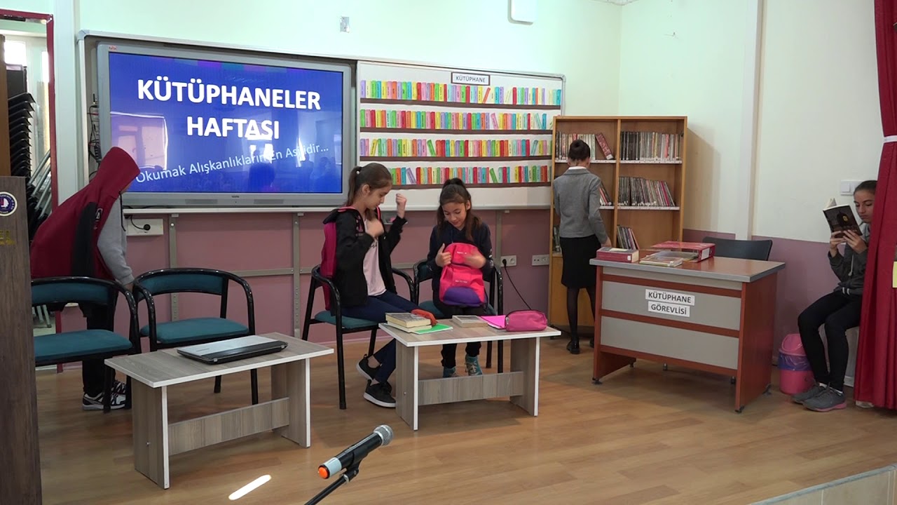 6. Sınıflar Kütüphane Skeci -Kütüphaneler Haftası