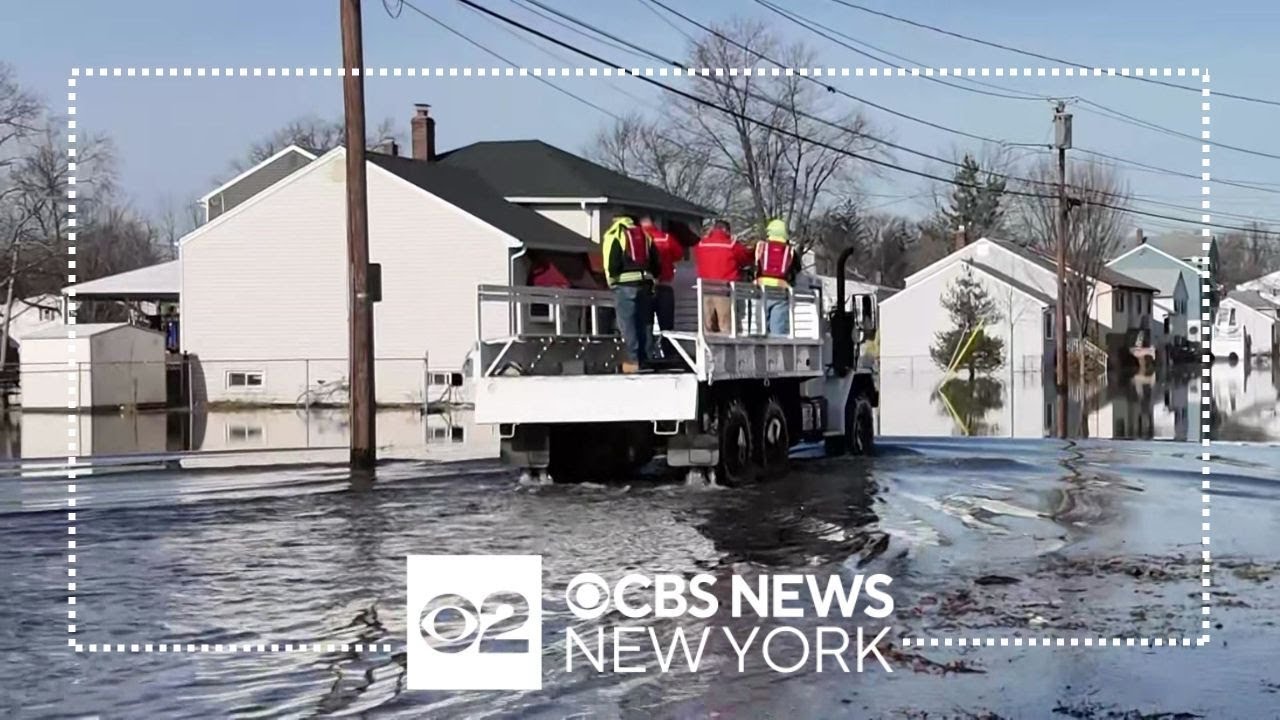 Floodwaters from Passaic River getting closer to homes in Little Falls