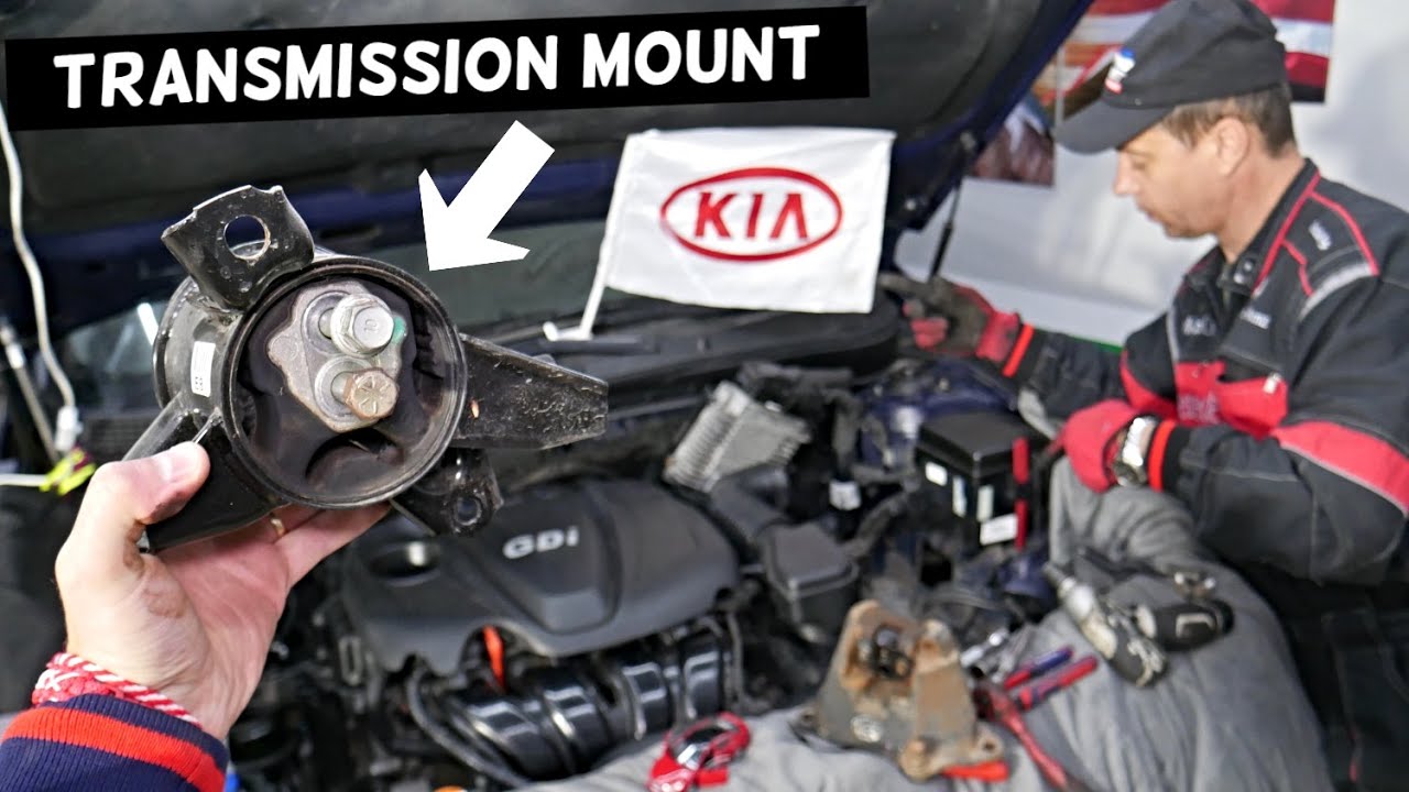 KIA OPTIMA TRANSMISSION MOUNT REPLACEMENT REMOVAL