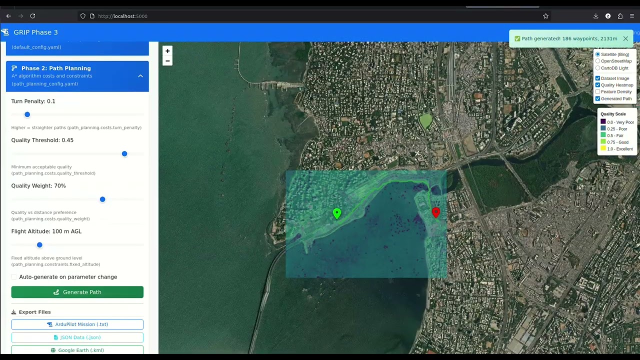 GRIP: Grid-based and Information Planning | V3 Basic Demo