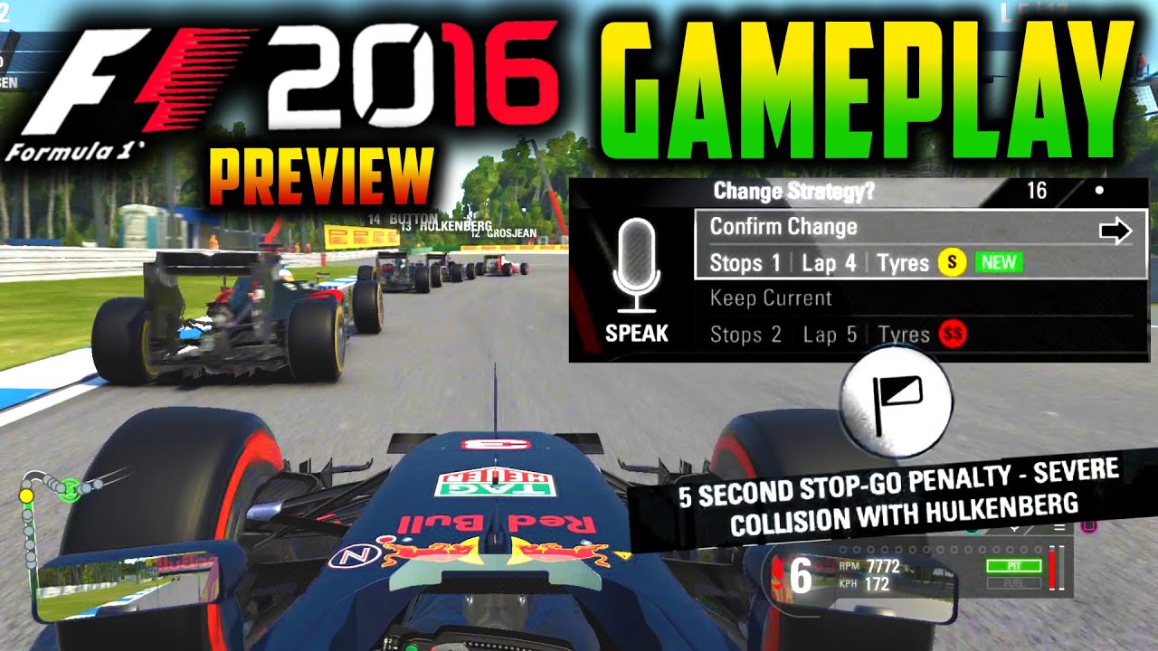 F1 2016 Gameplay: Manual Start Explained, New Penalties, Strategy Mid-Race, Virtual Safety Car