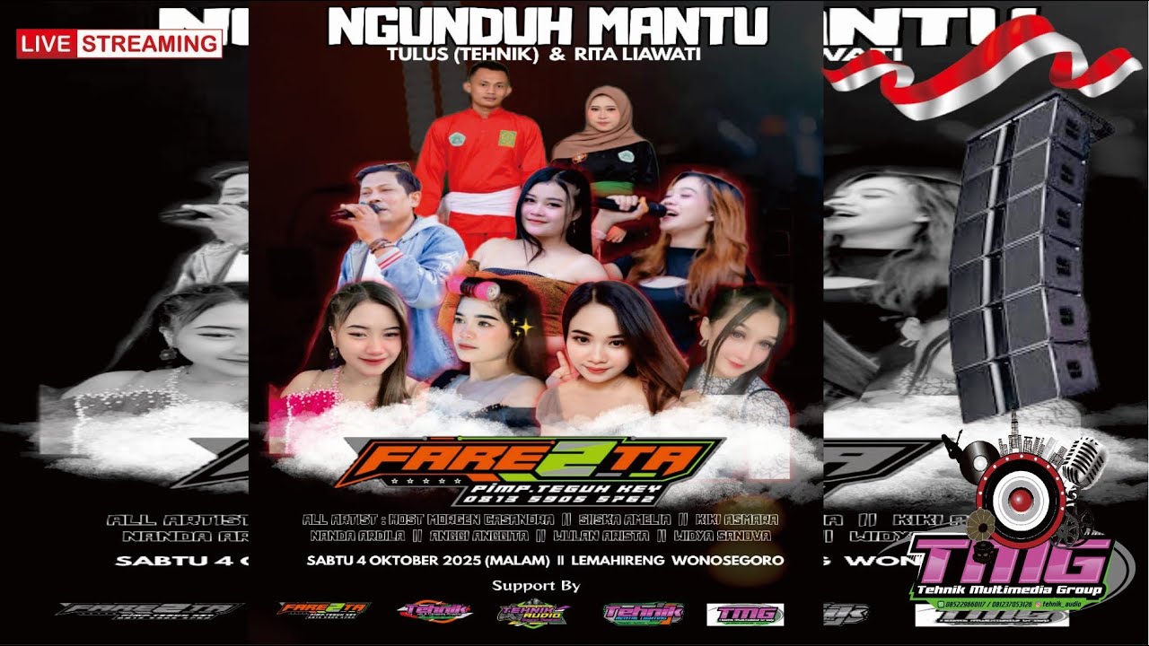 🔴#LIVE FAREZTA MUSIC - NGUNDUH MANTU TULUS & RITA - TEHNIK AUDIO & LIGTHING - LEMAHIRENG WONOSEGORO