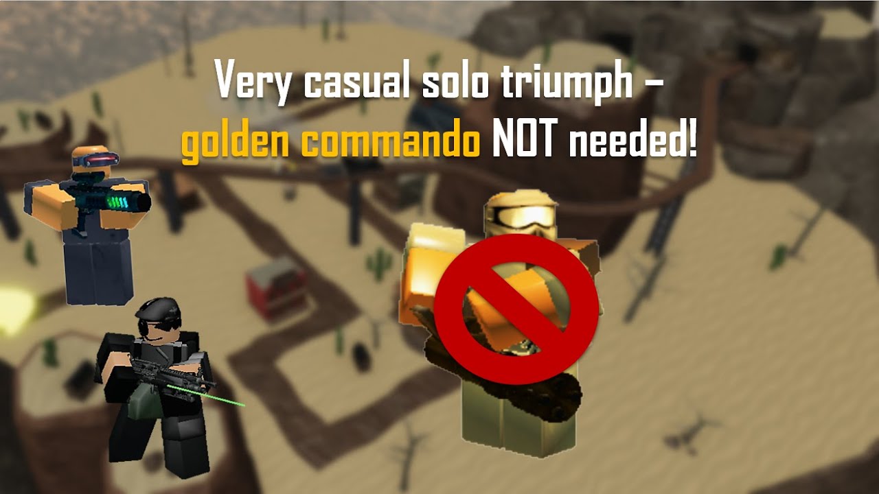 Easy Solo Triumph WITHOUT Golden Commando | Tower Battles