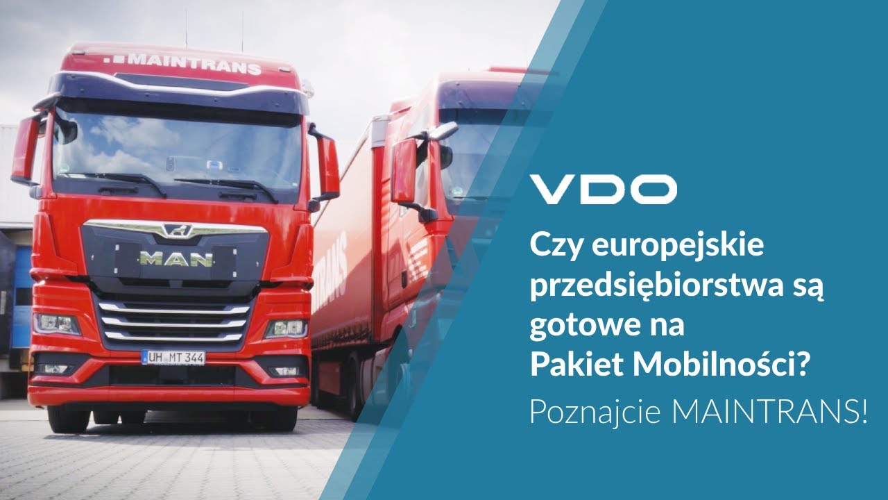 MAINTRANS - czyli jak europejskie firmy przygotowują się do Pakietu Mobilności!