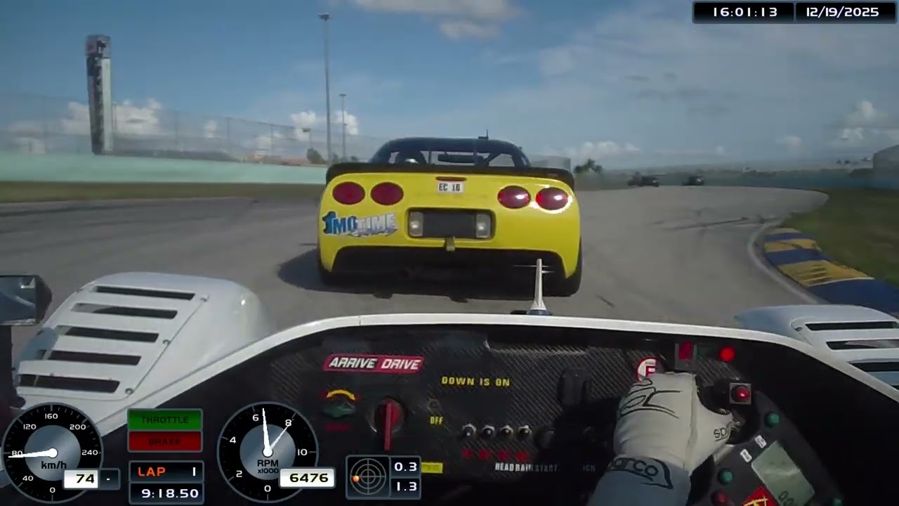 FIRST EVER LAPS in the Radical SR3!! || Homestead Miami Speedway || FARA December 2025