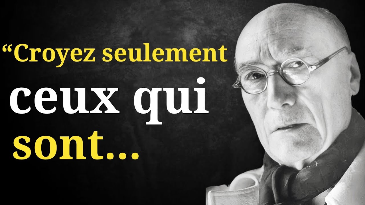 Grandes Citations de Andr&eacute; Gide qui font r&eacute;fl&eacute;chir | pens&eacute;es sages