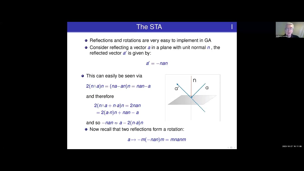 OSMU Talk 17 by Anthony Lasenby 27th Ocotber 2023